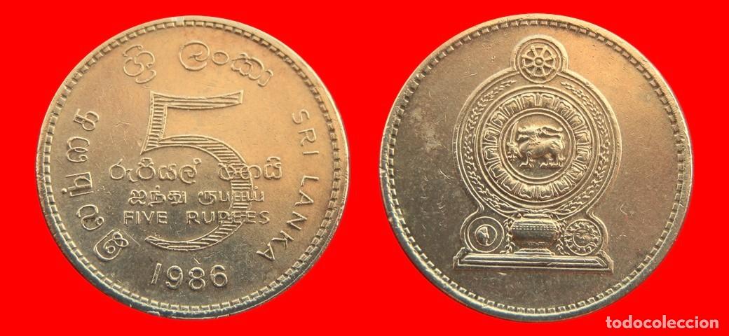 Monedas antiguas de Asia: 5 RUPIAS 1986 SRI LANKA CEYLAN CEYLON-155791