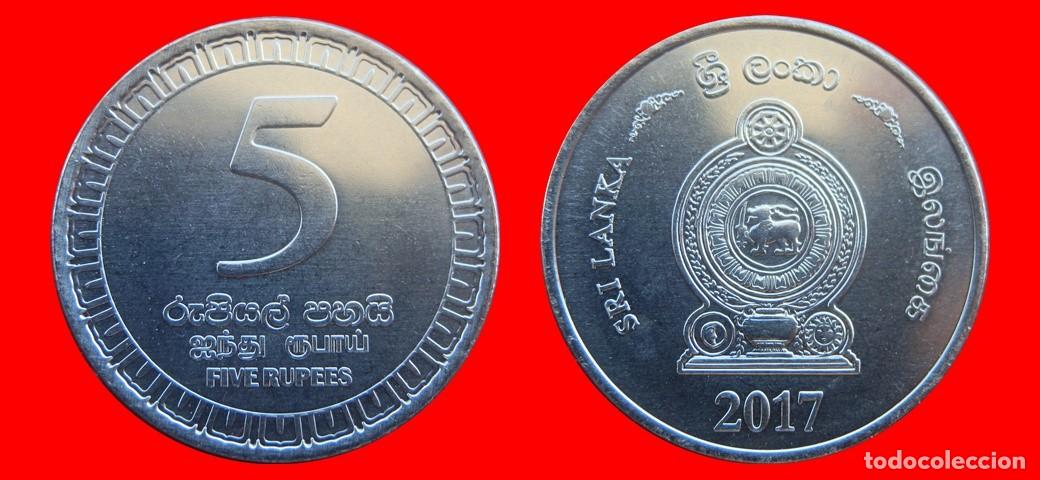 Monedas antiguas de Asia: 5 RUPIAS 2017 SRI LANKA CEYLAN CEYLON-155793