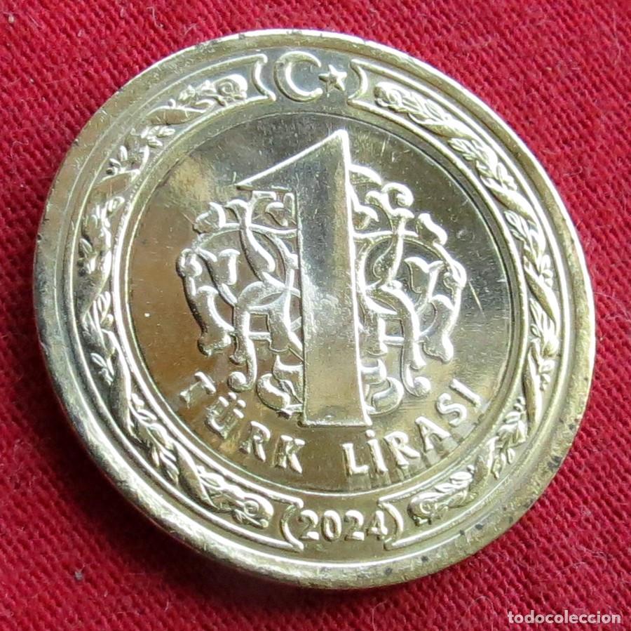 Monedas antiguas de Asia: Turquia 1 lira 2024 Lt 620 *V1