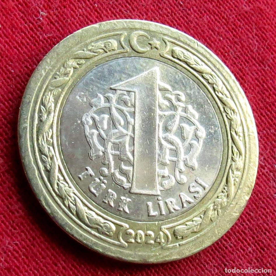 Monedas antiguas de Asia: Turquia 1 lira 2024 Lt 42 *V2