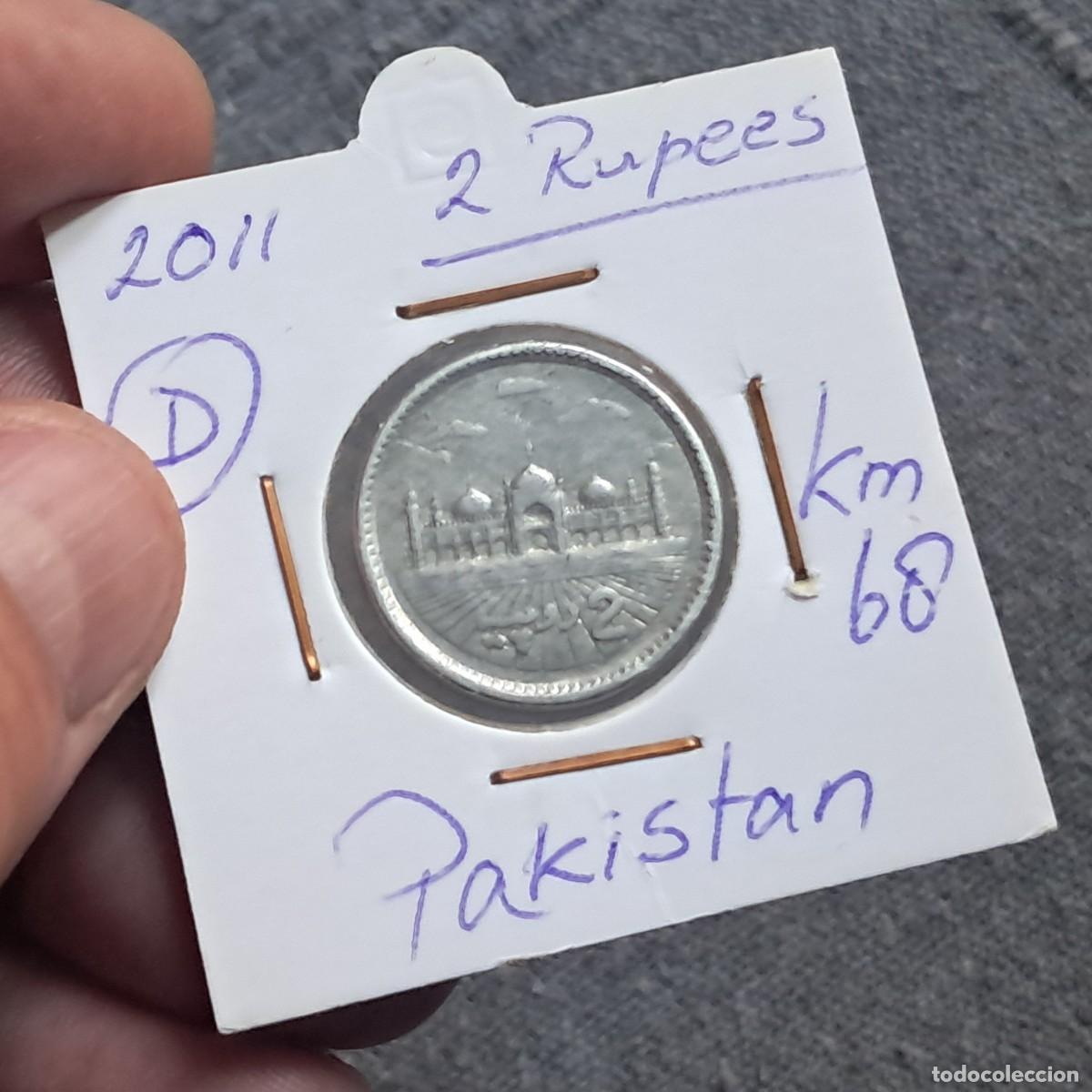 Monedas antiguas de Asia: MONEDA DE PAQUIST&Aacute;N 2 RUPIAS 2011 F, KM# 68, Sch&ouml;n# 65a, N# 16309.