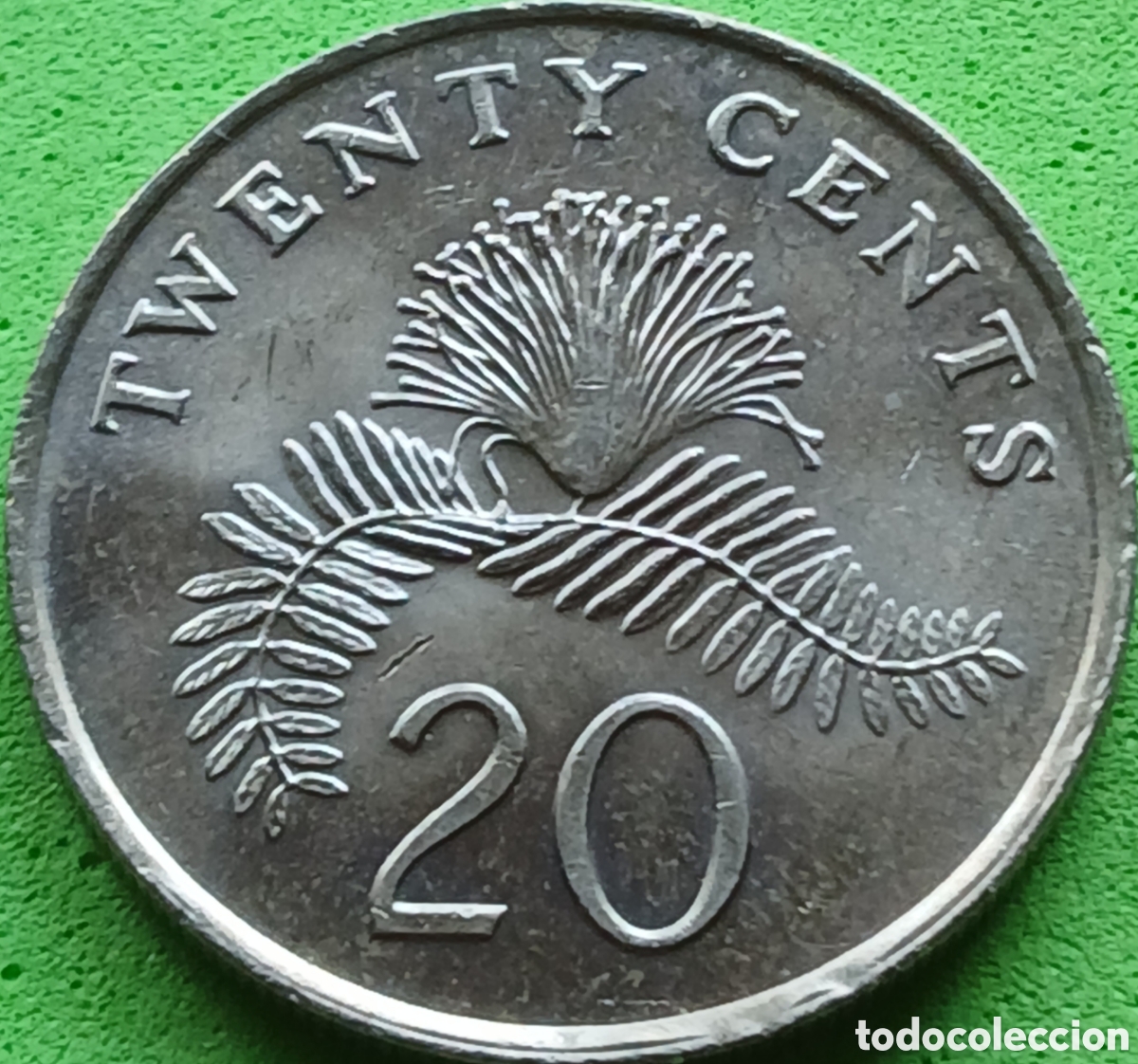 Monedas antiguas de Asia: Singapur 20 cents 1986 km#52