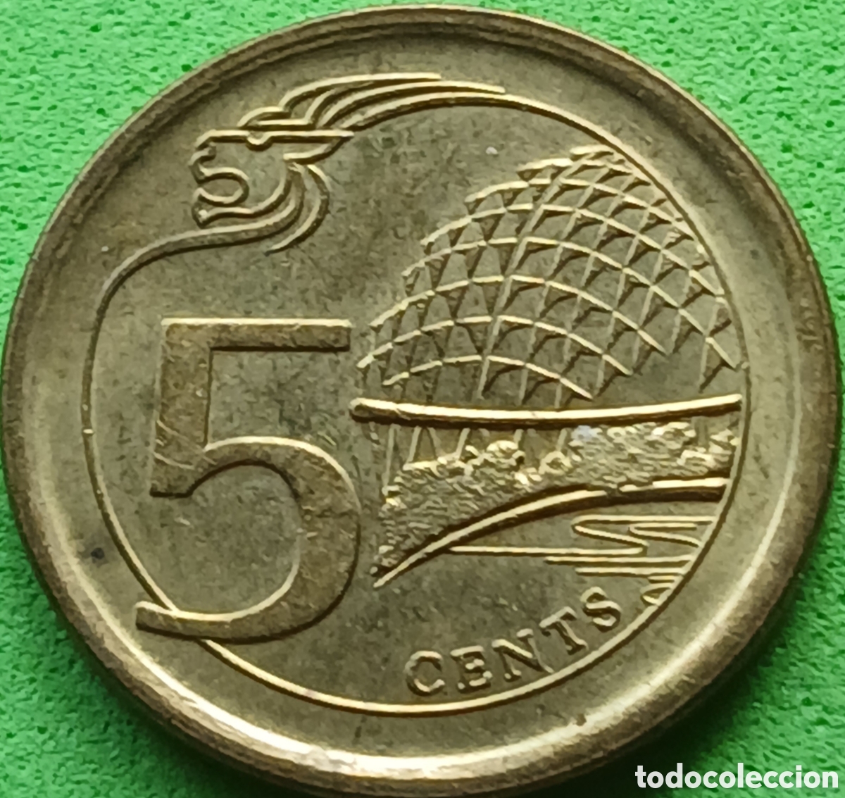 Monedas antiguas de Asia: Singapur 5 cents 2013 km#345