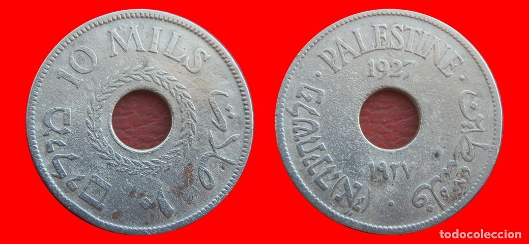 Monedas antiguas de Asia: 10 MILS 1927 PALESTINA-155796