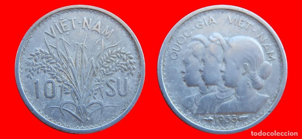 Monedas antiguas de Asia: 10 SU 1953 VIETNAM-155798