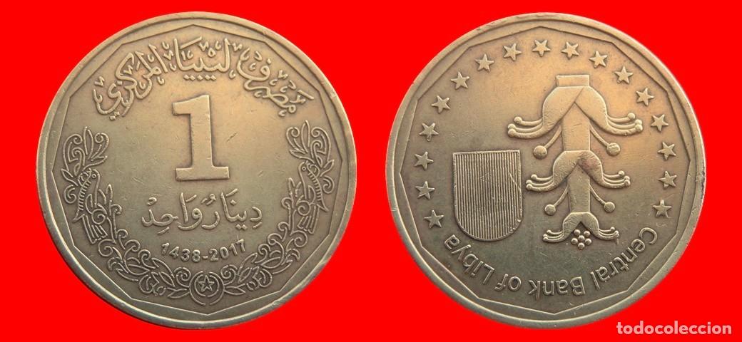 Monedas antiguas de Asia: 1 DINAR 2017 LIBIA LIBYA-155801