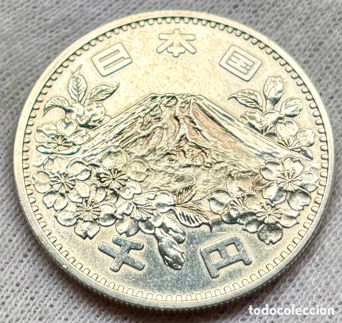 Monedas antiguas de Asia: Moneda PLATA JAP&Oacute;N 1000 Yen 1964. Juegos Ol&iacute;mpicos Tokio