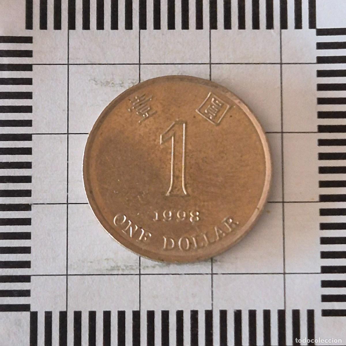 Monedas antiguas de Asia: 1 DOLAR, HONG KONG. 1998. (KM#69a).