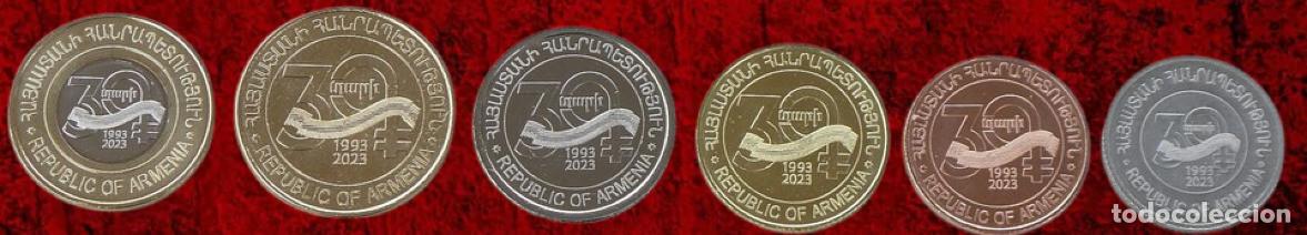 Monedas antiguas de Asia: Armenia Juego De Monedas 2023 Sin Circular