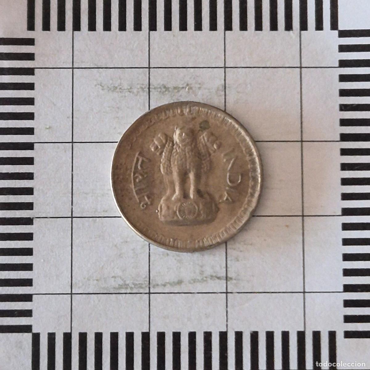 Monedas antiguas de Asia: 25 PAISE, INDIA. 1977. ( HYDERABAD). (KM#49.1).