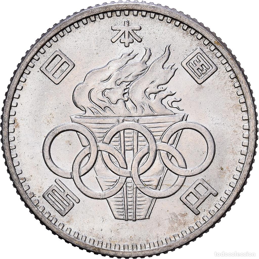Monedas antiguas de Asia: [#1552397] Jap&oacute;n, Hirohito, 100 Yen, Jeux olympiques d'&eacute;t&eacute;, 1964, Plata, FDC, KM:79