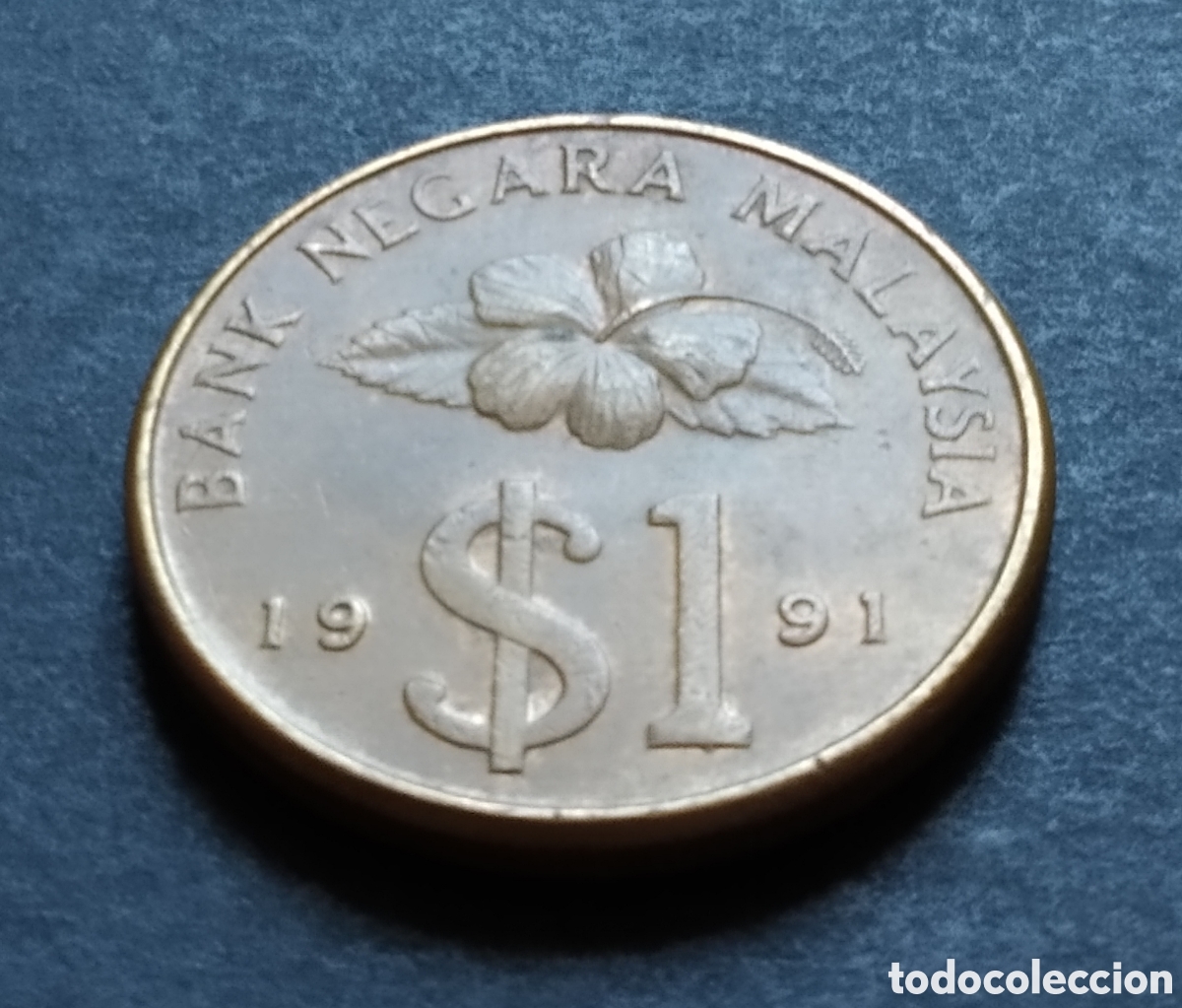 Monedas antiguas de Asia: MONEDA - MALASIA 1 RINGGIT 1991 - Foto 3
