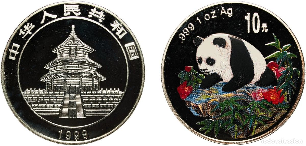 Monedas antiguas de Asia: China People's Republic 1999 10 Yuan (Panda) Silver (.999) (100000) 31.37g PF KM 1217