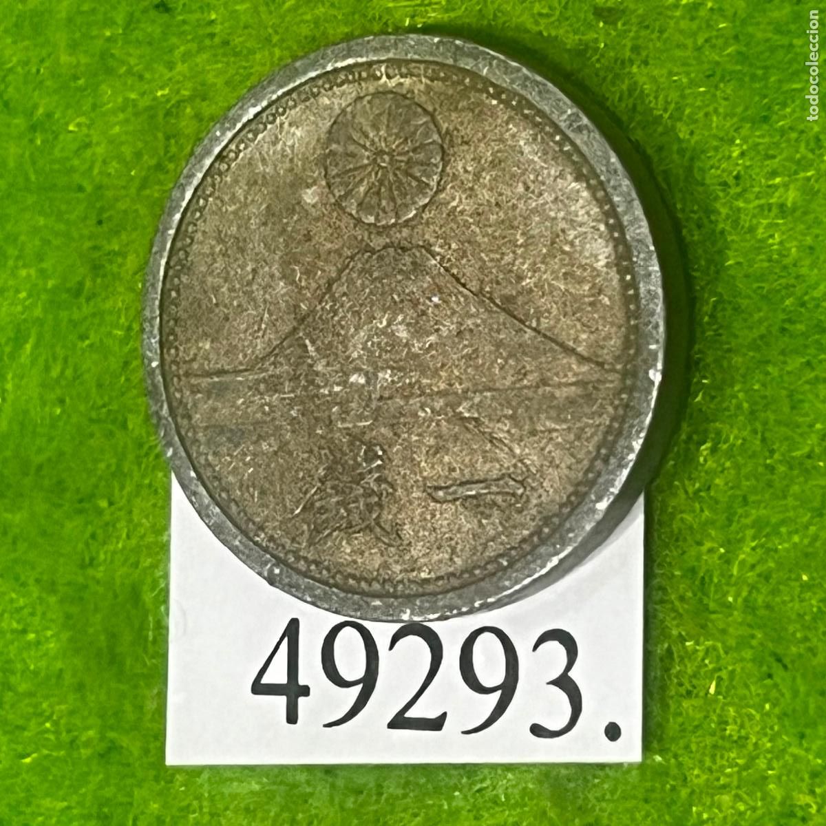 Monedas antiguas de Asia: Jap&oacute;n 1 sen, 18 (1943) KM: Y 59 (0,65 gramos) Emperador Hirohito, Era Showa