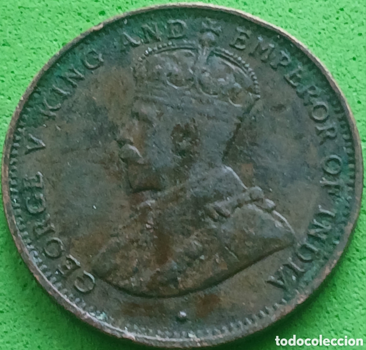 Monedas antiguas de Asia: Ceil&aacute;n half cent 1926 km#106 - Foto 2