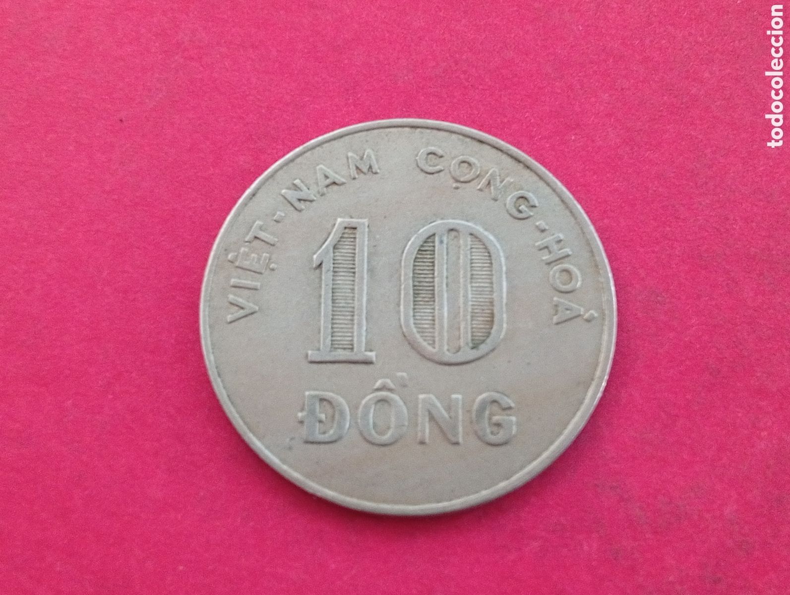 Monedas antiguas de Asia: 10 dong de Vietnam 1964