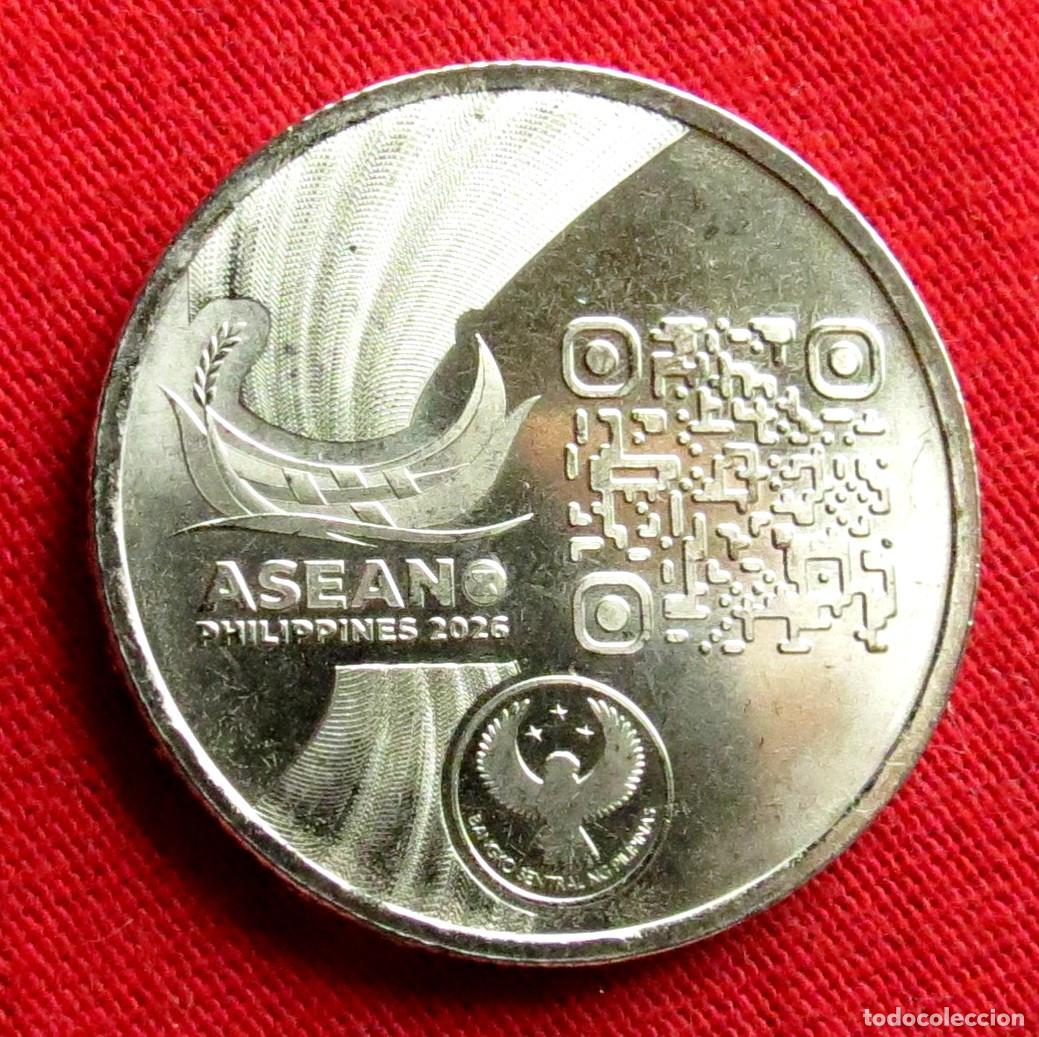 Monedas antiguas de Asia: Filipinas 10 piso 2026 ASEAN UNC