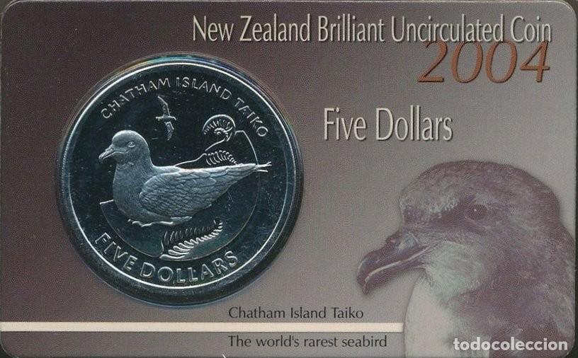 Monedas antiguas de Asia: NUEVA ZELANDA - 5 Dolar 2004 KM133 - Taiko de la Isla Chatham