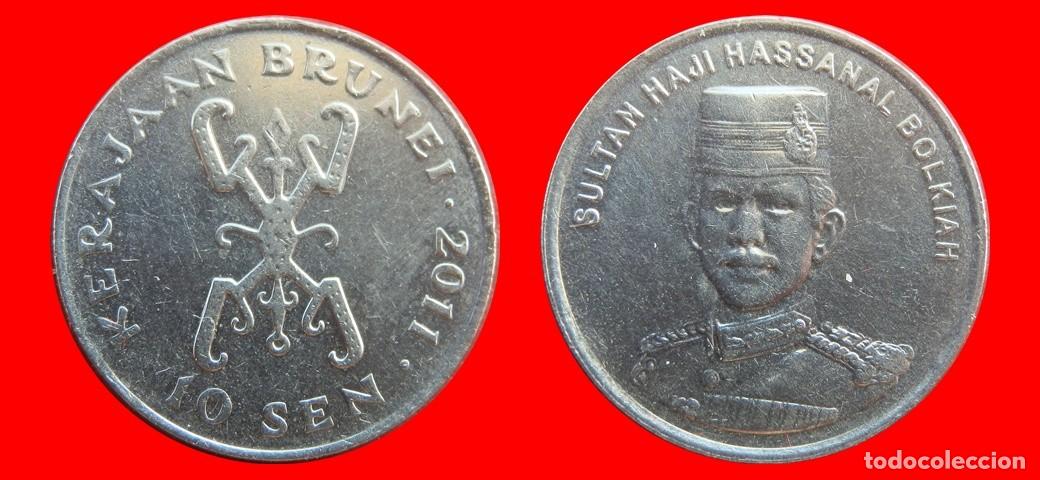 Monedas antiguas de Asia: 10 SEN 2011 BRUNEI -155981
