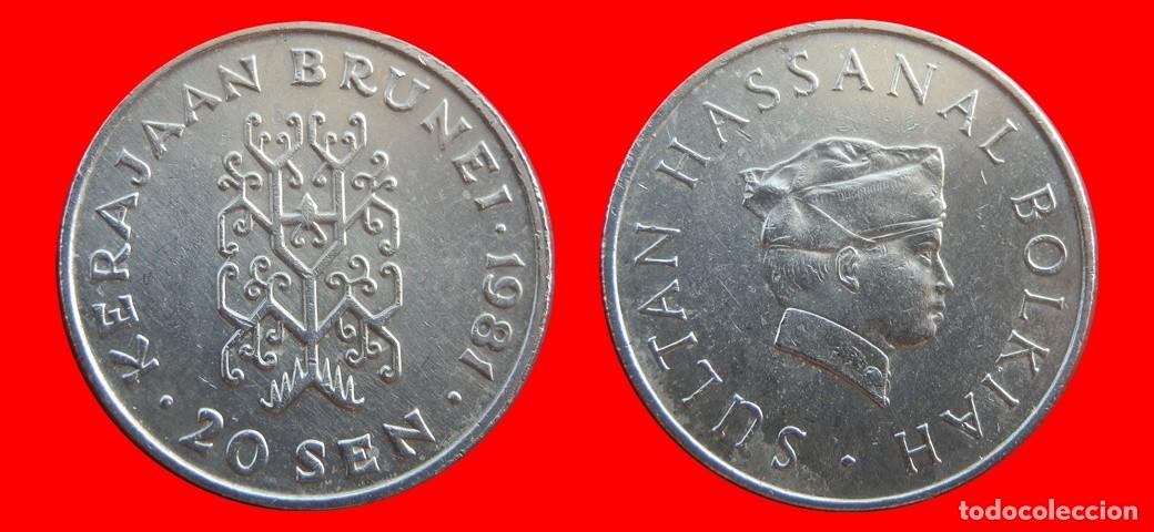 Monedas antiguas de Asia: 20 SEN 1981 BRUNEI -155985