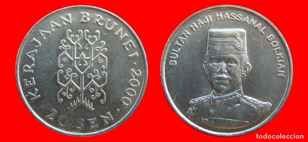 Monedas antiguas de Asia: 20 SEN 2000 BRUNEI -155986