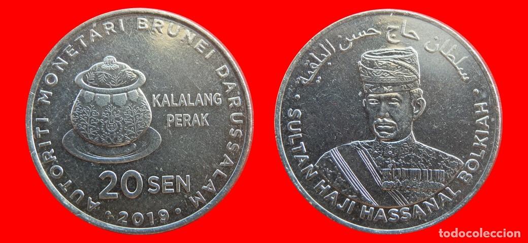 Monedas antiguas de Asia: 20 SEN 2019 BRUNEI -155987