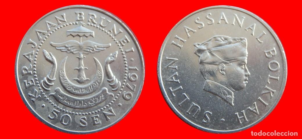 Monedas antiguas de Asia: 50 SEN 1979 BRUNEI -155989