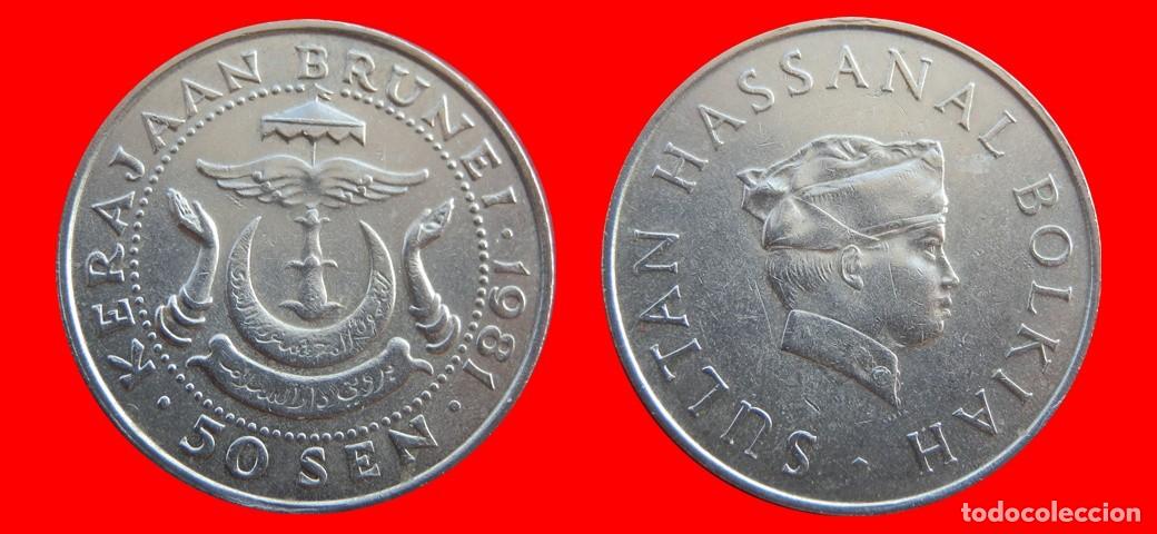 Monedas antiguas de Asia: 50 SEN 1981 BRUNEI -155991