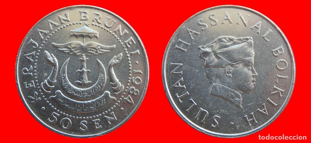 Monedas antiguas de Asia: 50 SEN 1984 BRUNEI -155992