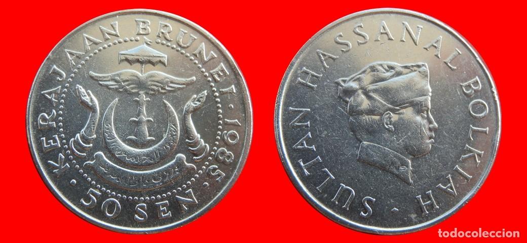 Monedas antiguas de Asia: 50 SEN 1985 BRUNEI -155993