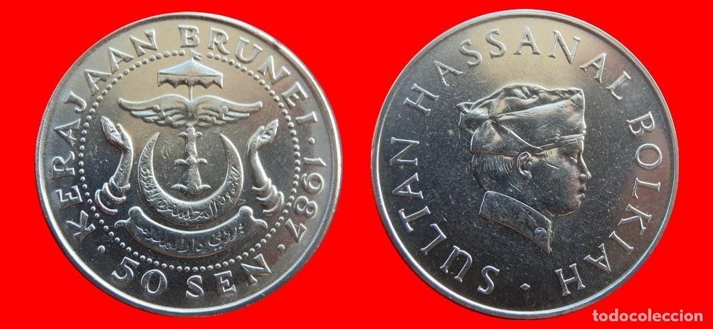 Monedas antiguas de Asia: 50 SEN 1987 BRUNEI -155994