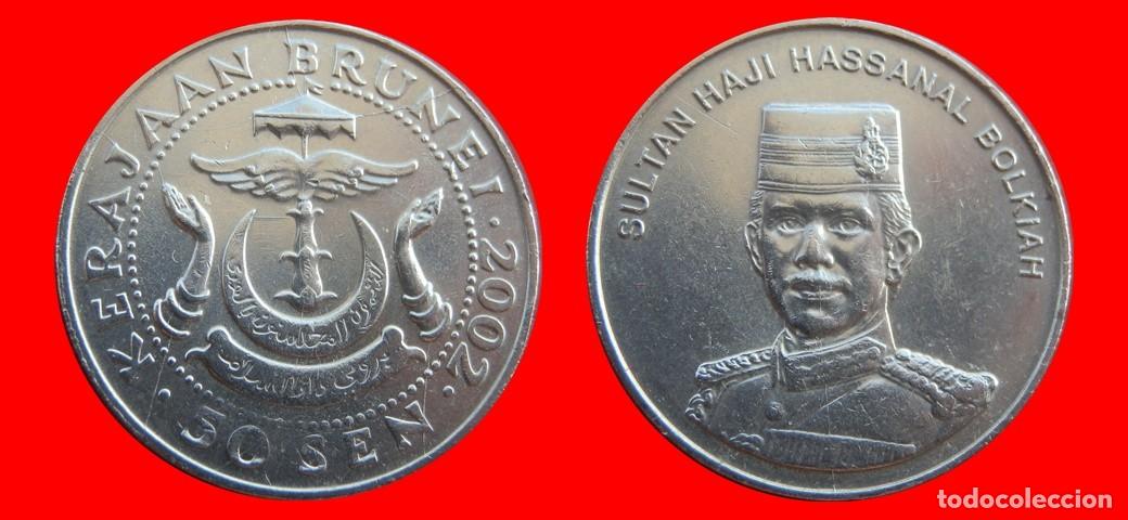 Monedas antiguas de Asia: 50 SEN 2002 BRUNEI -156001
