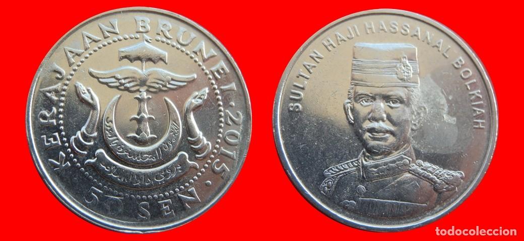 Monedas antiguas de Asia: 50 SEN 2015 BRUNEI -156007