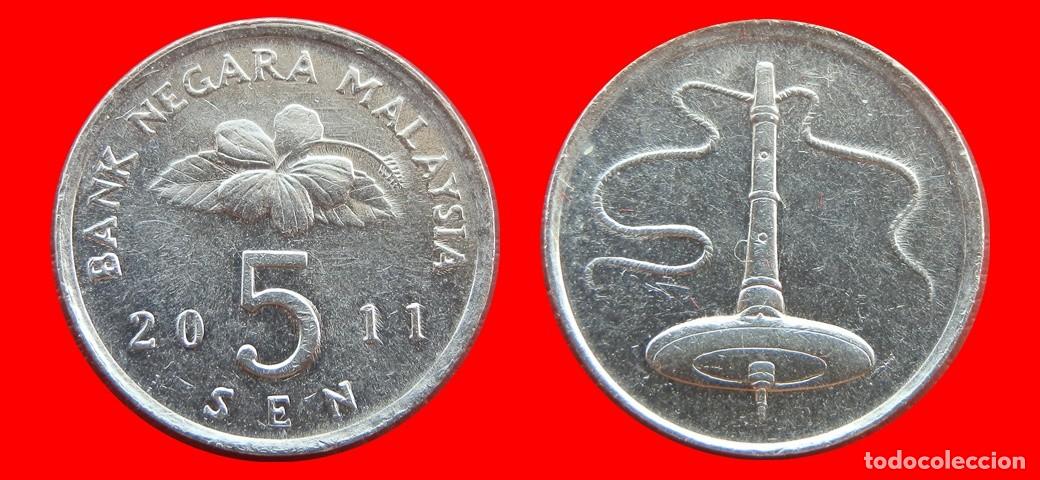 Monedas antiguas de Asia: 5 SEN 2011 MALASIA -156008