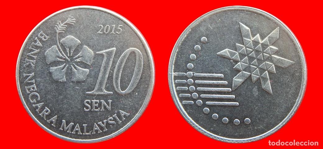 Monedas antiguas de Asia: 10 SEN 2015 MALASIA -156010