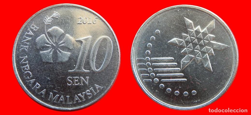 Monedas antiguas de Asia: 10 SEN 2016 MALASIA -156011