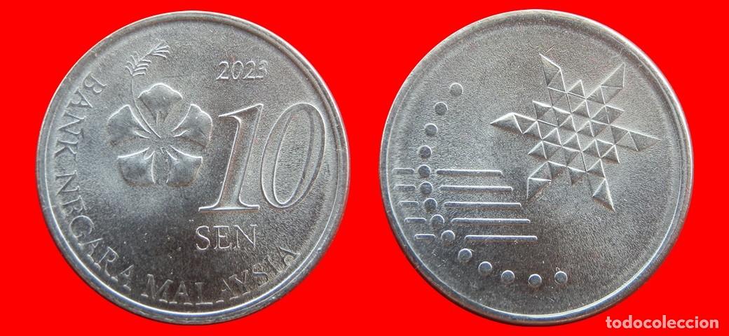Monedas antiguas de Asia: 10 SEN 2023 MALASIA -156013