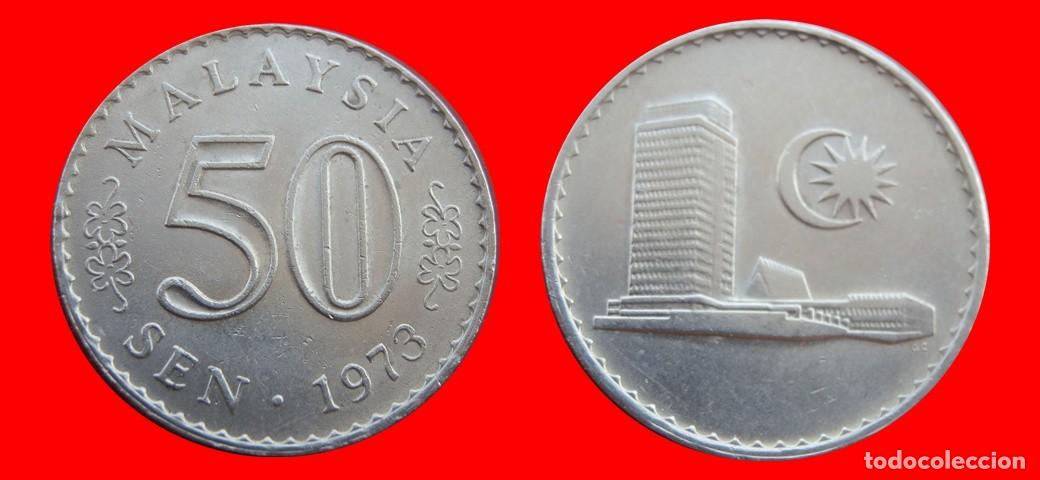 Monedas antiguas de Asia: 50 SEN 1973 MALASIA -156018