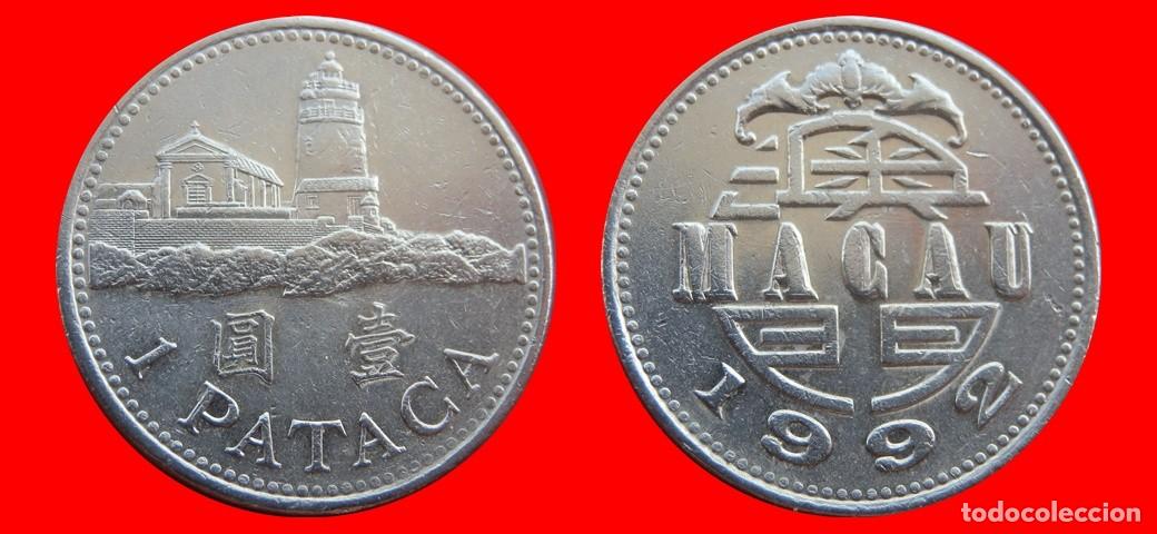 Monedas antiguas de Asia: 1 PATACA 1992 MACAO -156022