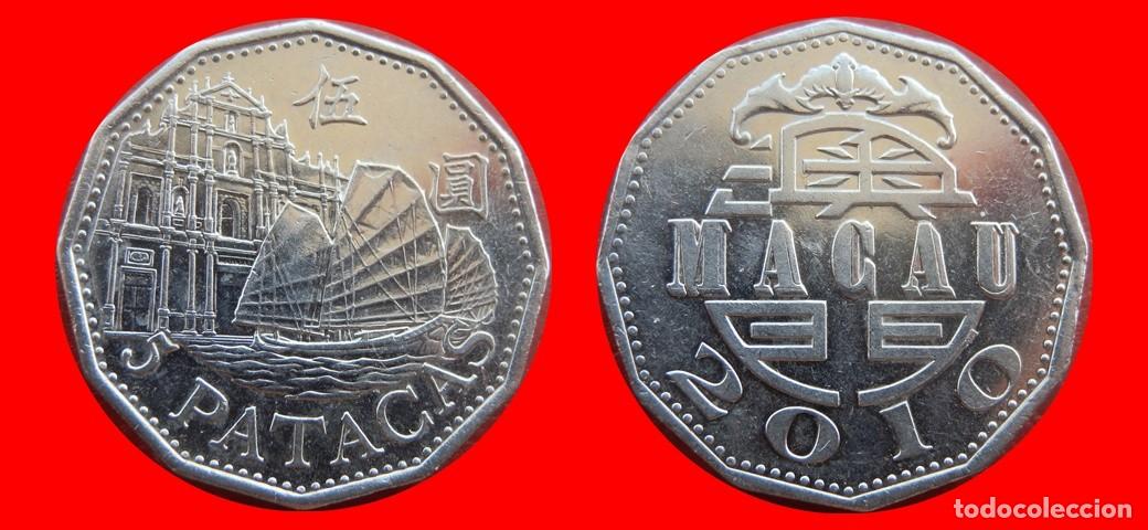 Monedas antiguas de Asia: 5 PATACA 2010 MACAO -156024