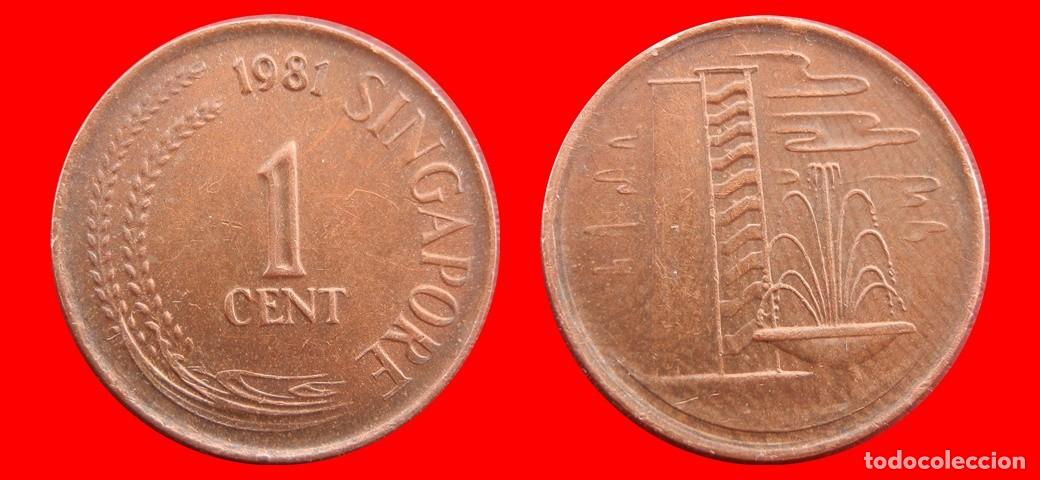 Monedas antiguas de Asia: 1 CENTAVO 1981 SINGAPUR -156025