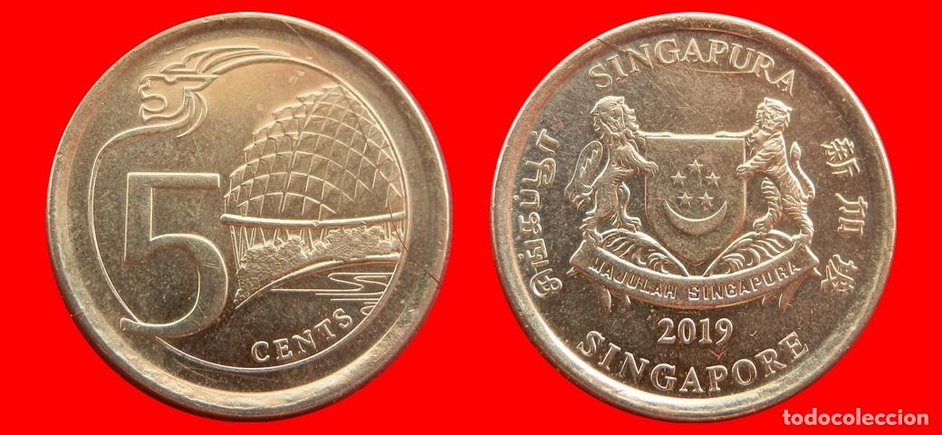 Monedas antiguas de Asia: 5 CENTAVOS 2019 SINGAPUR -156026