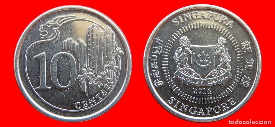 Monedas antiguas de Asia: 10 CENTAVOS 2014 SINGAPUR -156028 - Foto 1