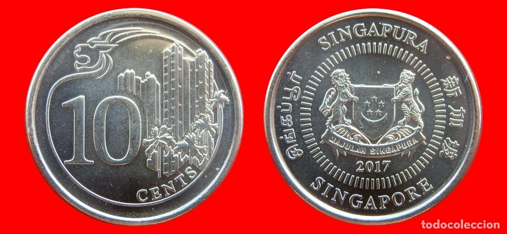 Monedas antiguas de Asia: 10 CENTAVOS 2017 SINGAPUR -156031 - Foto 1
