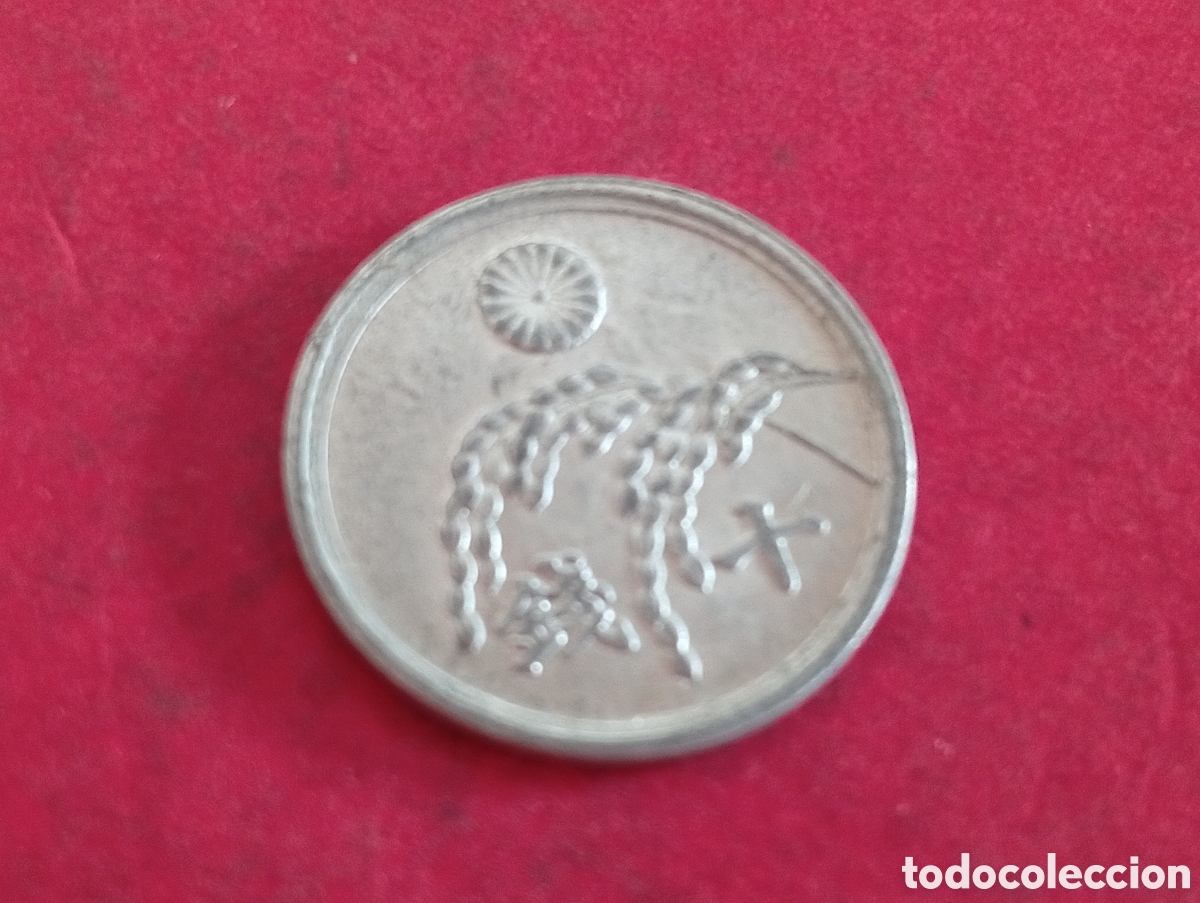 Monedas antiguas de Asia: Moneda de 10 sen de Jap&oacute;n - Foto 2