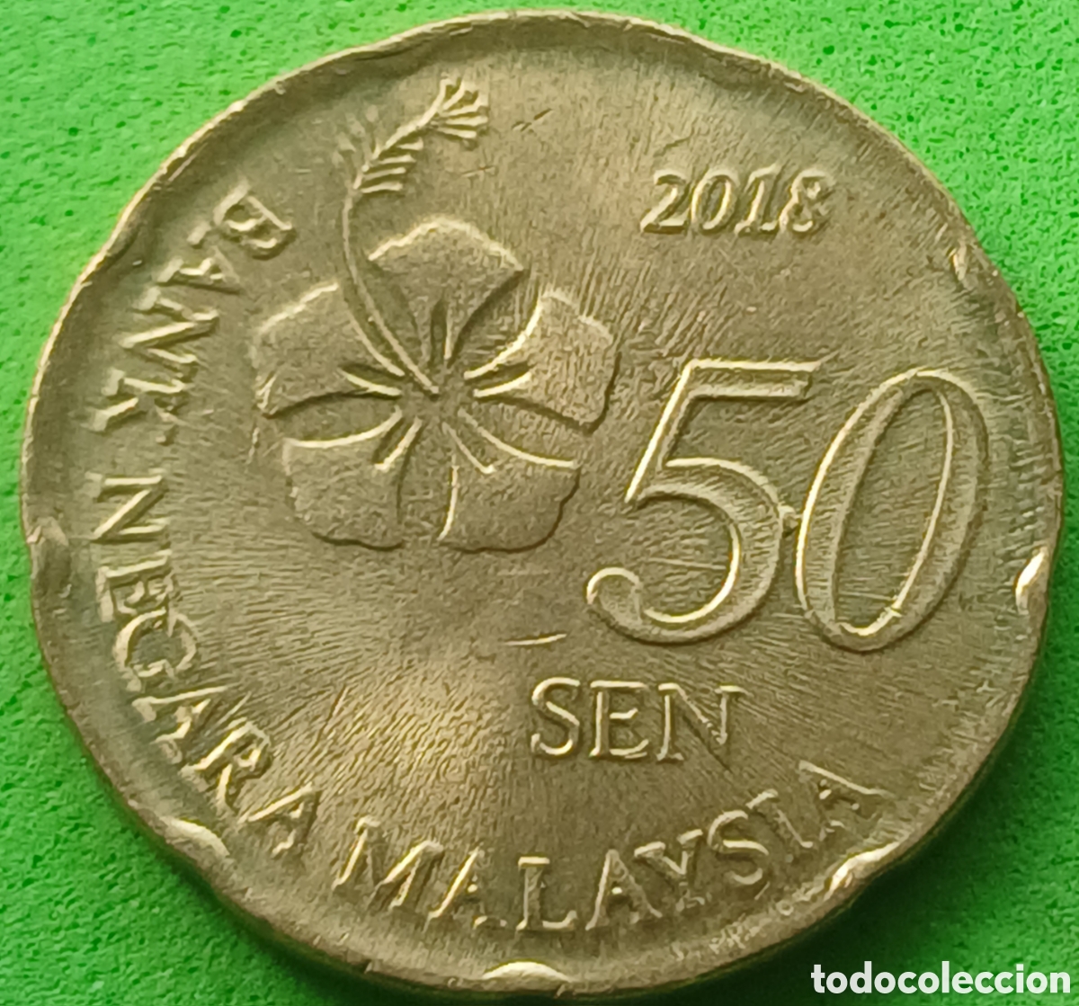 Monedas antiguas de Asia: Malasia 50 sen 2018 km#204