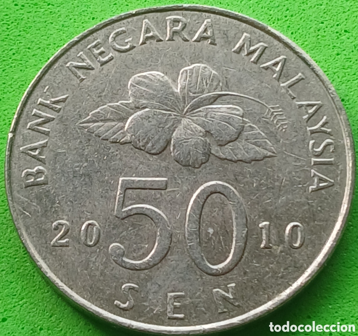 Monedas antiguas de Asia: Malasia 50 sen 2010 km#53