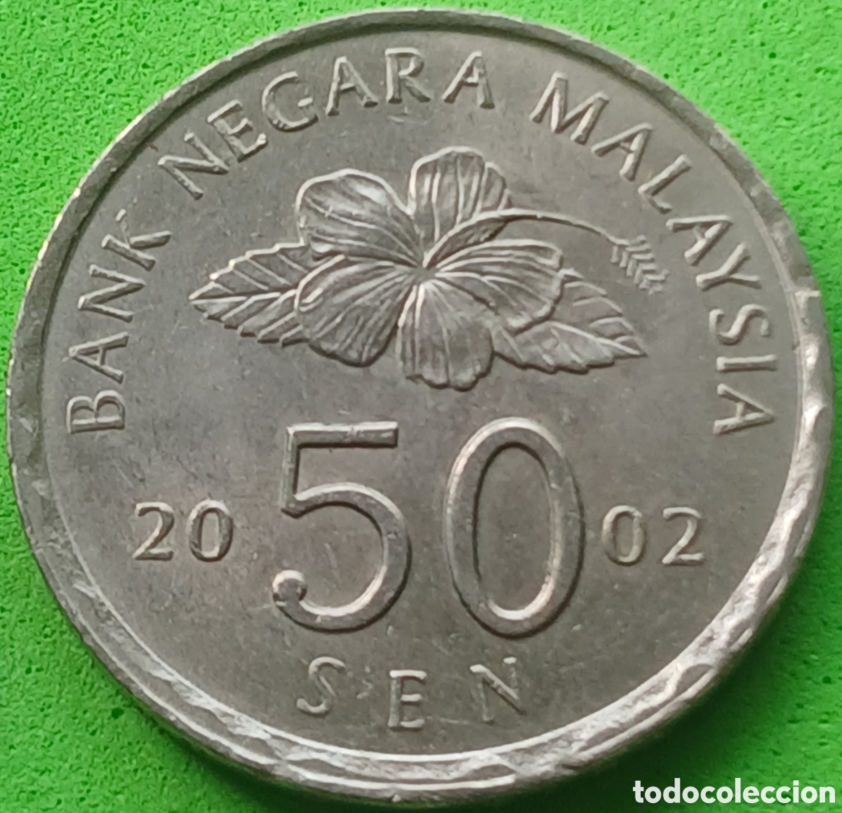 Monedas antiguas de Asia: Malasia 50 sen 2002 km#53