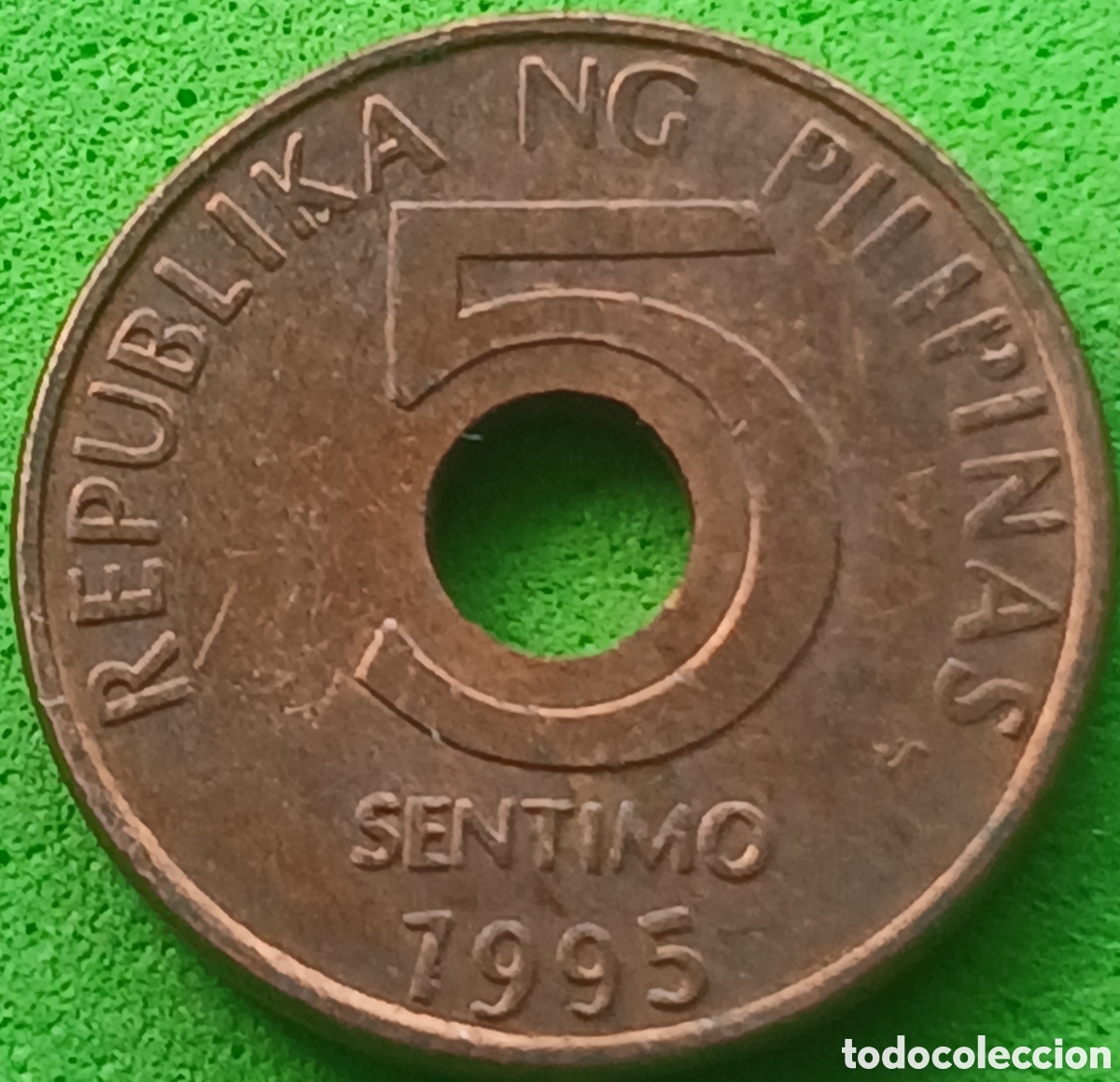 Monedas antiguas de Asia: Filipinas 5 c&eacute;ntimos 1995 km#268