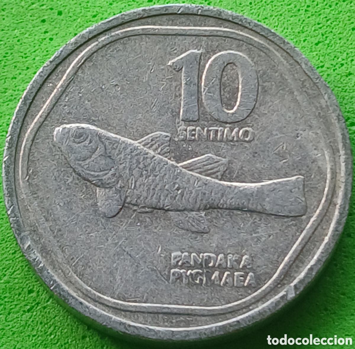 Monedas antiguas de Asia: Filipinas 10 c&eacute;ntimos 1986 km#240 inscripci&oacute;n correcta &rdquo;PYGMAEA&rdquo;- poco com&uacute;n